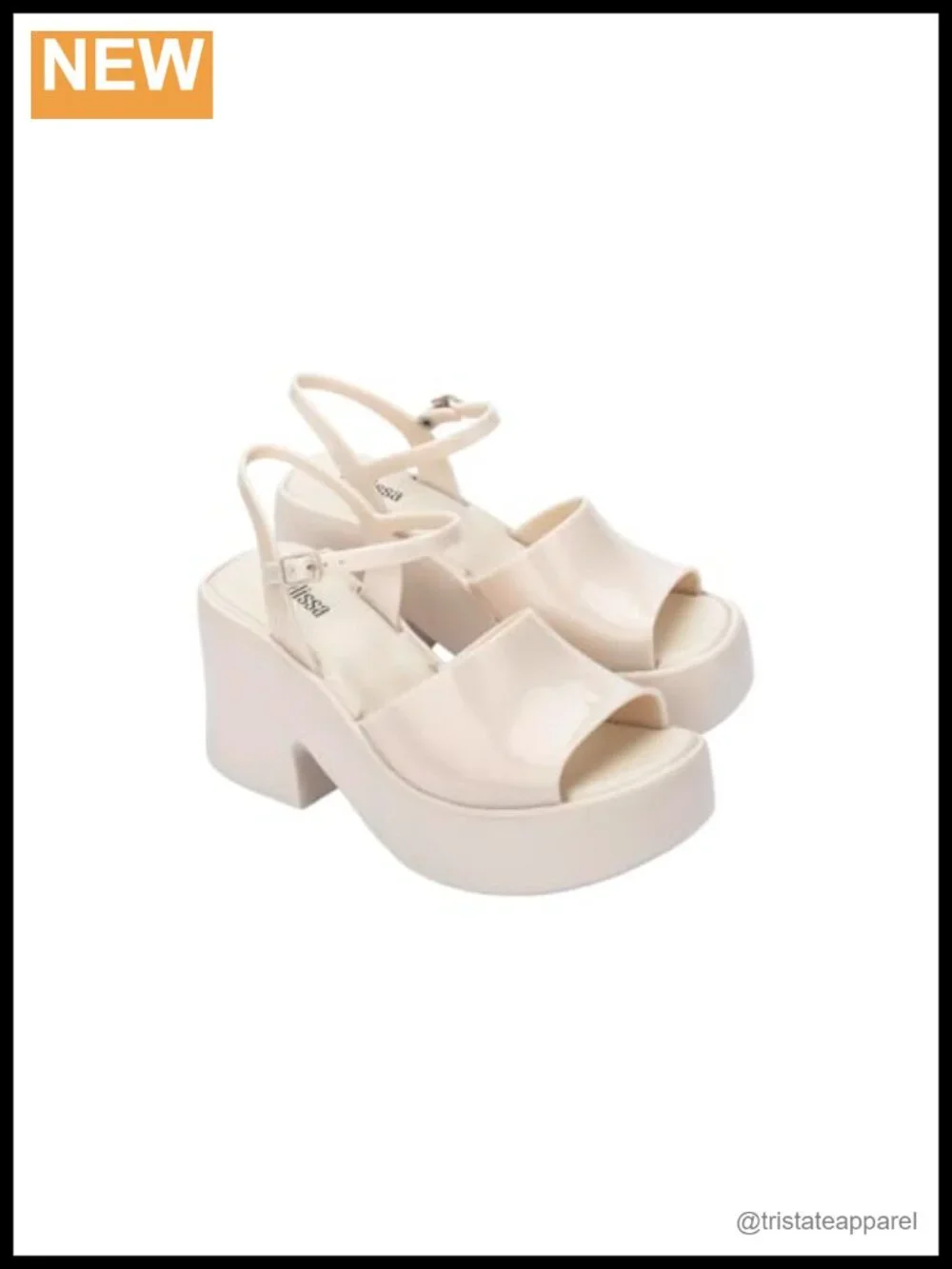 Platform Sandals Ankle Strap Buckle Open Toe Vegan Water Resistant